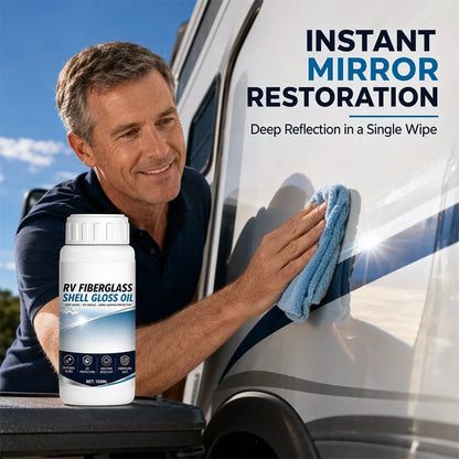 💯 RV Fiberglass Gloss Oil Shine Restorer
