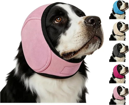 Calming Dog Ear Wrap | Noise-Reducing Ear Protection for Grooming, Bathing & Fireworks
