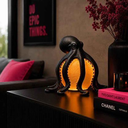 🎁🎉Only $29.99 This Week🌟🐙 Ocean Sculpture Octopus Ambient Table Lamp