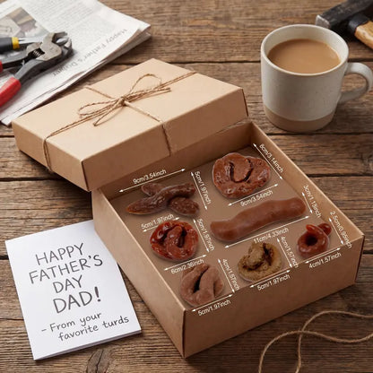 7PCS Realistic Fake Poop Prank Set – Hilarious Gag Gift for Parties & Office