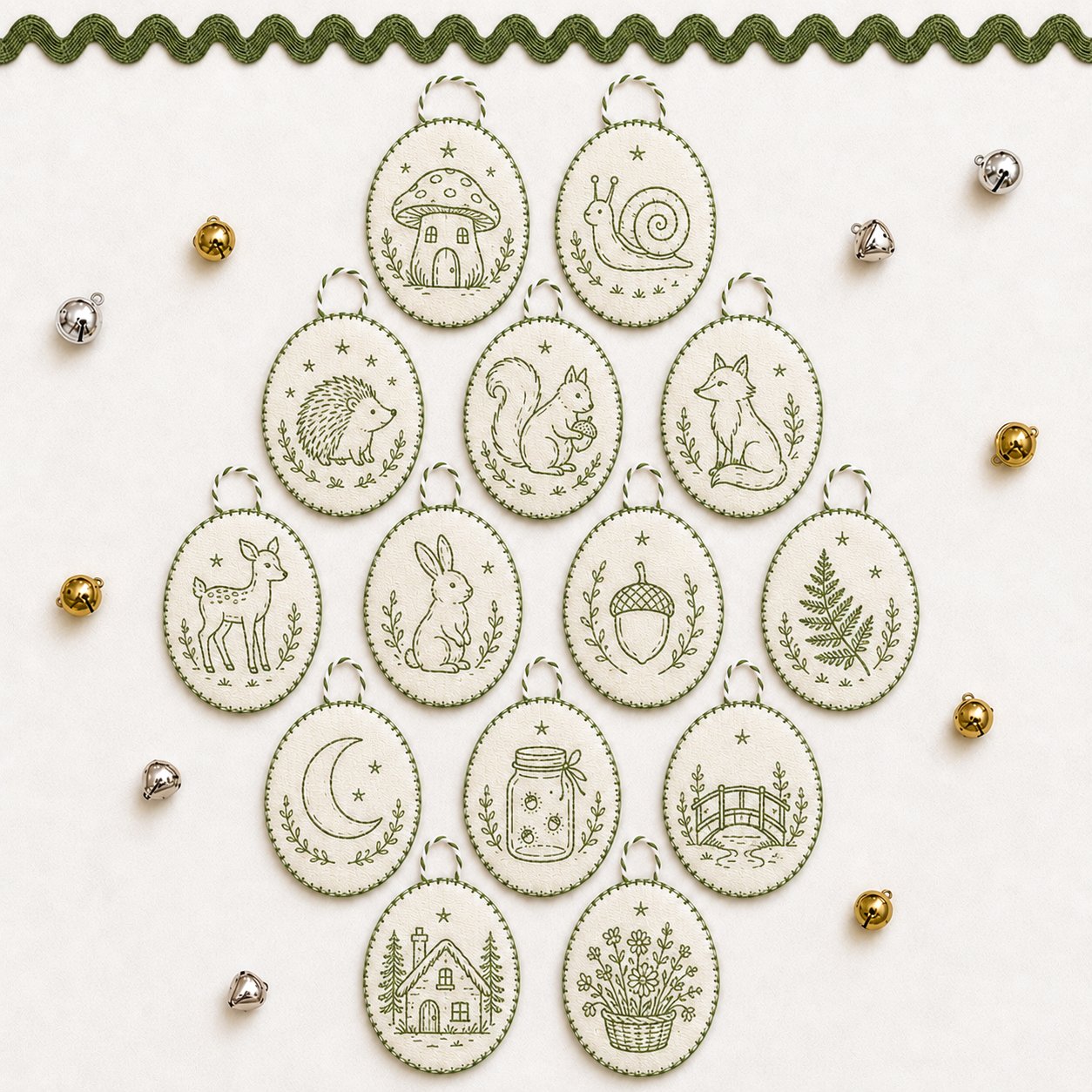 ⏳ Last Day 49% OFF – 🧵Beginner-Friendly DIY Heirloom Oval Embroidery Ornament Kit Collection | Complete Kit with All Tools & Step-by-Step Guide Included 💕