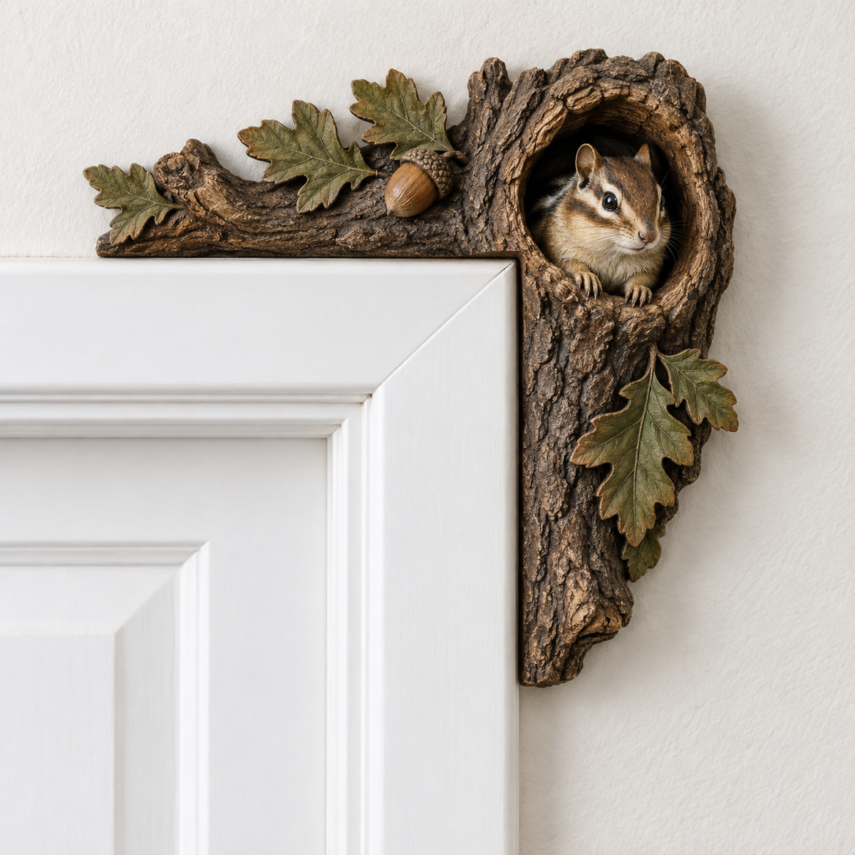 Chipmunk Tree Hollow Door Topper