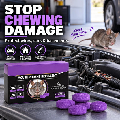 Natural Plant-Based Rodent Repellent Balls (12 Pack) 🌿