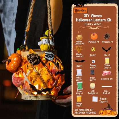 🎉🎃DIY Light-Up Halloween Trick-or-Treat Basket Kit👻 Let Kids Create the Basket They’ll Proudly Carry on Halloween Night! ✨