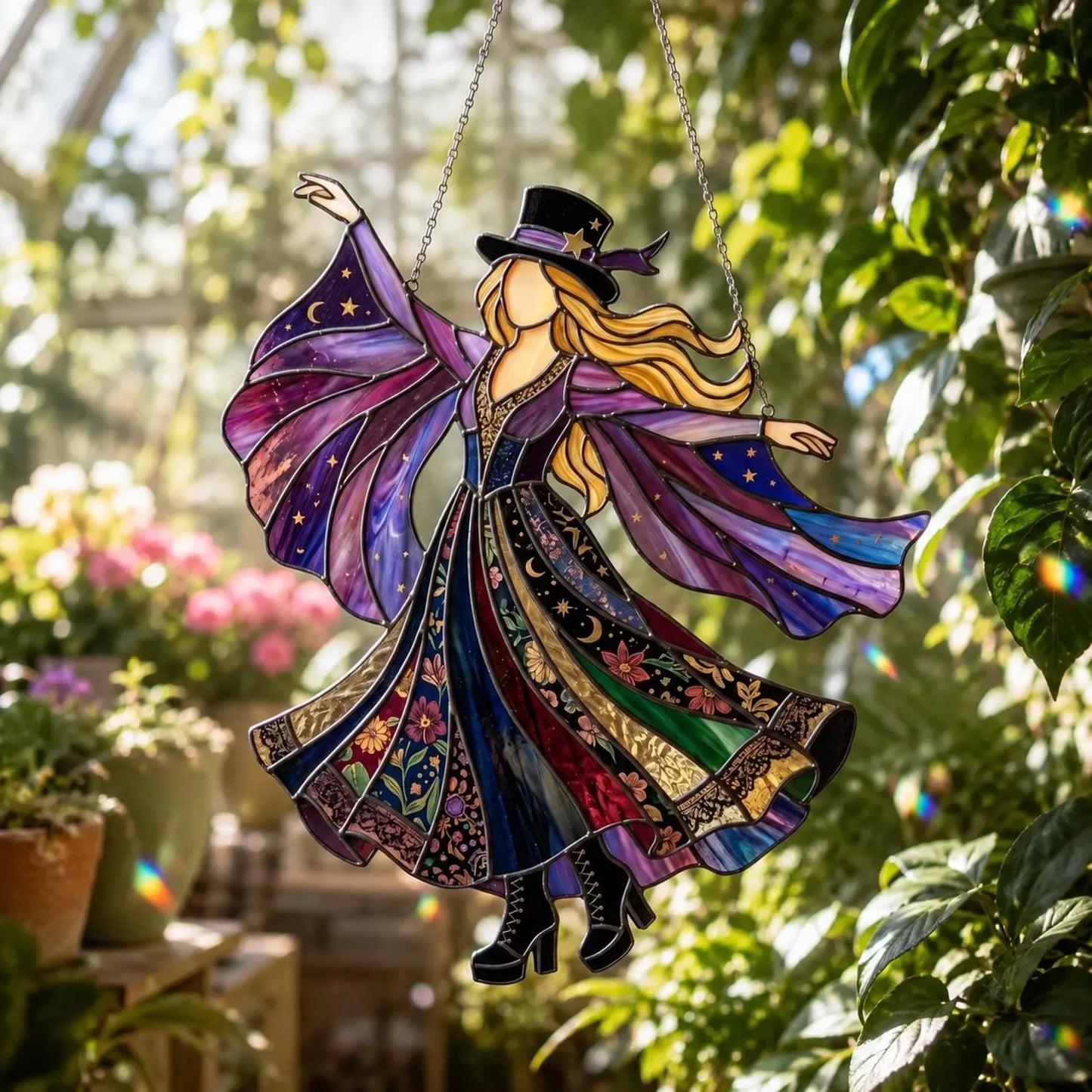 💥💃 Stevie Nicks 🤘 Handmade Stained Acrylic, single-sided printing