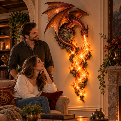 🐉2027 Dragonfire Guardian™ Wall Sconce – A Legendary Flame Awakens On Your Wall 🔥