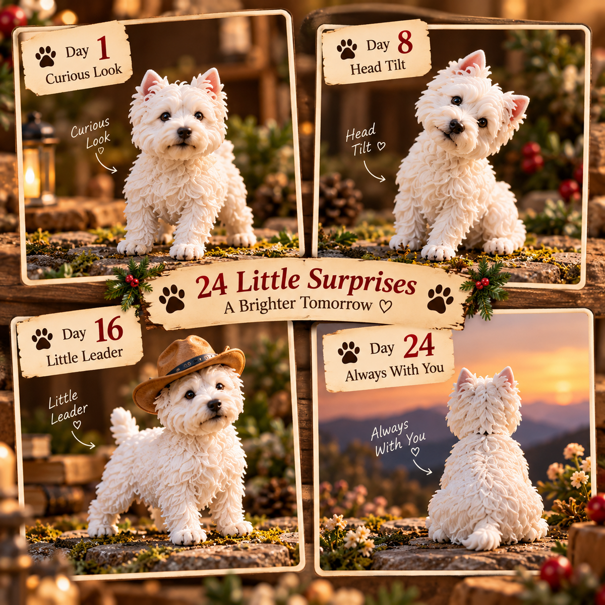 🐾 Westie Wonderland™ | 24 Days of Little Personalities