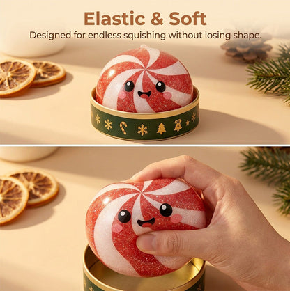 🎁Christmas Baozi Glitter Jelly Stress Relief Squishy Toy