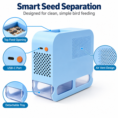 🔥Electric Bird Seed Sheller & Chaff Separator