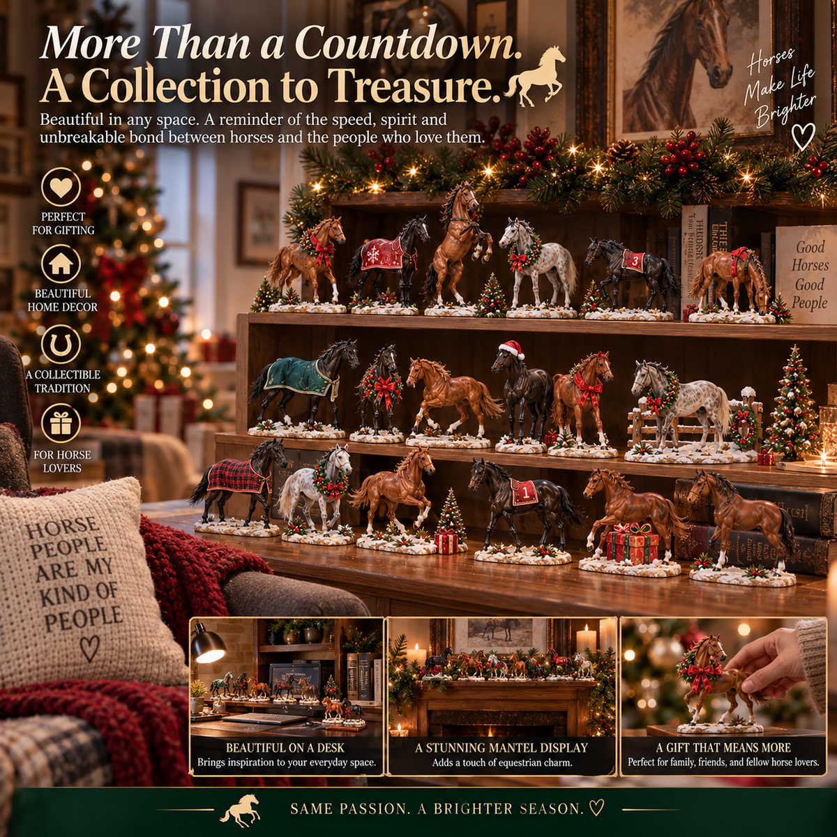 24 Days of Thoroughbred Spirit – A Christmas Collection of Speed & Grace 🐎