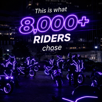🏍️ Motorcycle RGBIC Glow Kit – 5000+ Colors, Music Sync & App Control