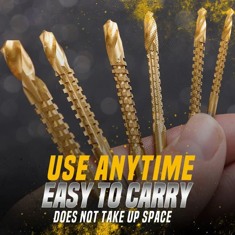 🔧 LIMITED-TIME 50% OFF! ⚙️ Twist Drill Bit Set – High-Speed Steel, Titanium-Coated & Multi-Material Ready 🧰