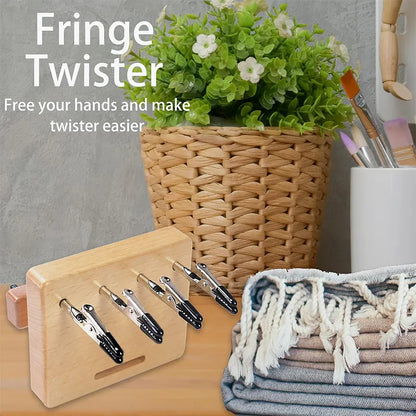 🧵Fringe Twister – Fast & Easy Tassel Twisting Tool