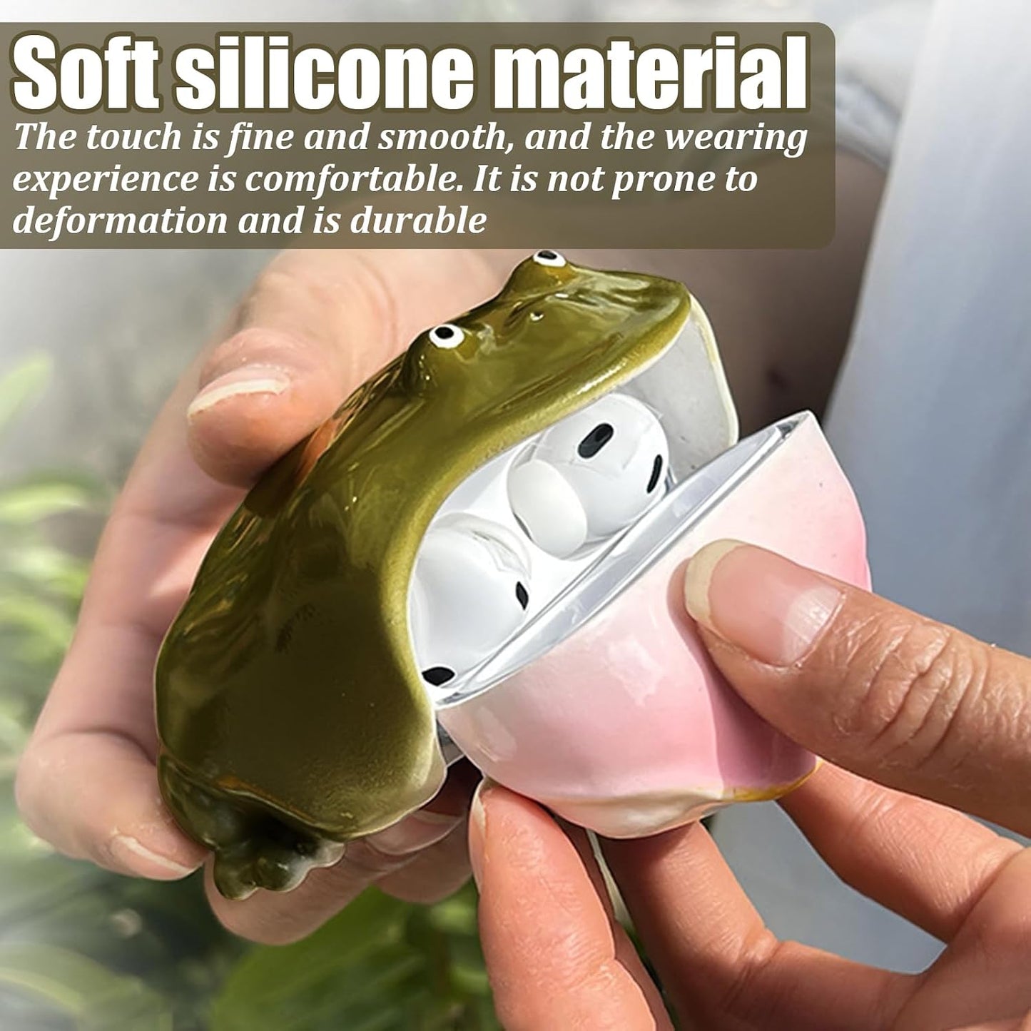 3D Frog AirPods Case - The Cute Personality Upgrade Your Earbuds Deserve
