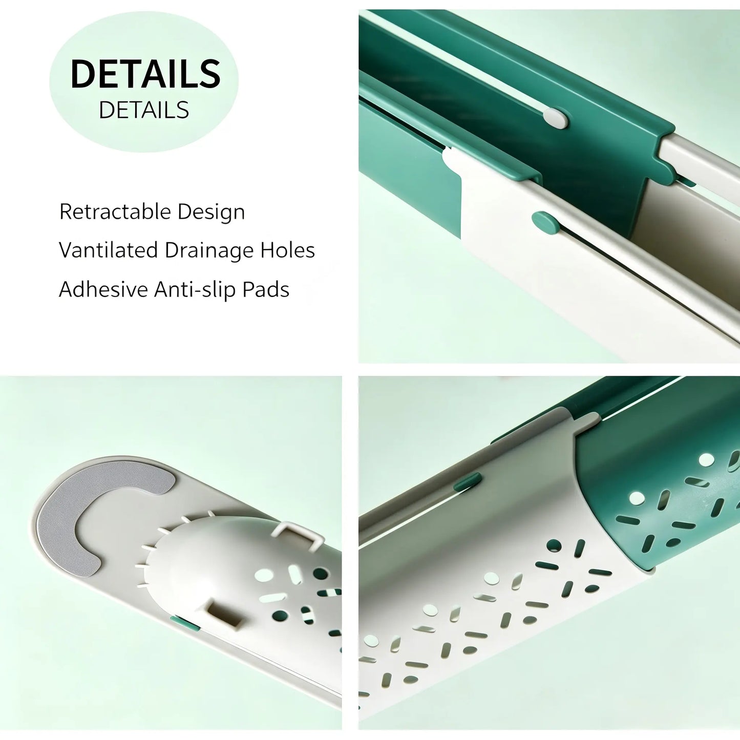 🧼Save 49% Today —  Extendable Sink Organizer with Towel Rack