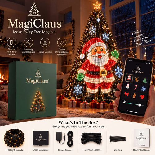 Smart Animated Christmas Tree Lights – App-Controlled LED Effects