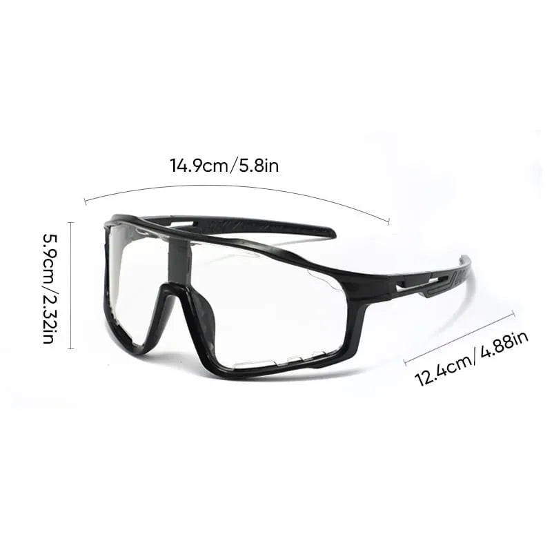 Photochromic UV Protection Sports Sunglasses