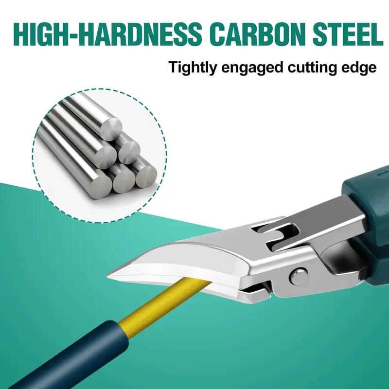 ✂️✨ Eagle Beak Wide Jaw Nail Clippers Set | Anti-Splash 25° Slanted Blade for Thick & Ingrown Toenails | Ultra-Sharp Stainless Steel Manicure & Pedicure Tool 🦅