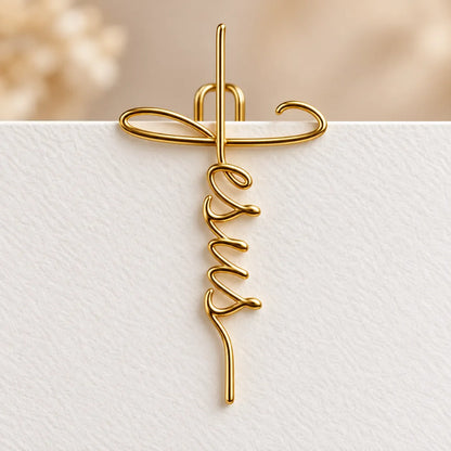 ✝️📚Faith-Inspired Gold Paper Clips — Meaningful Christian Bookmarks
