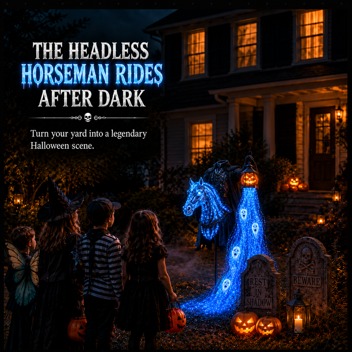 🎃 Today Only: 49% OFF 💀Animated Halloween Soul Harvester Garden Light Collection