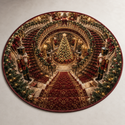 🎄 Christmas 3D Illusion Rug – Magical Holiday Portal Floor Decor