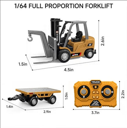 🚜 1:64 Premium Alloy Mini RC Construction Set