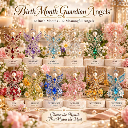 ⏳ Last Day 49% OFF – 👼 Birth Month Guardian Angel | 12 Birthstone-Inspired Keepsakes for Meaningful Gifts ✨
