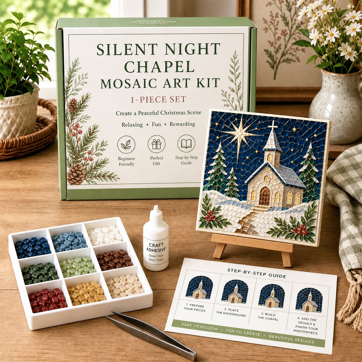 💥Nativity Sea Glass Art Kit