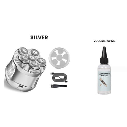 6D Waterproof Head Shaver Kit for Bald Men