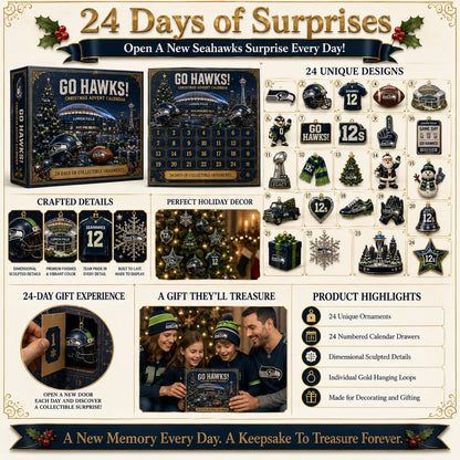 🎄 Go Hawks! Football Christmas Advent Calendar