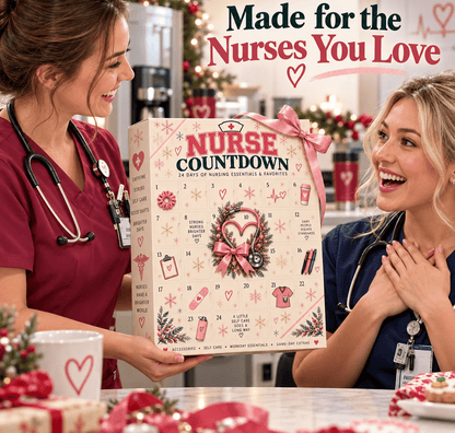 ❤️ CareHero™ 24-Day Advent Calendar – Heartfelt Holiday Countdown Gift for Nurses