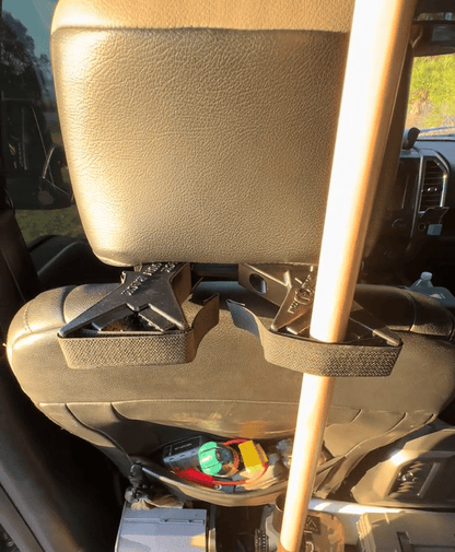 🚗 Heavy-Duty Universal Car Seat Back Support Bracket – Sturdy Backrest Reinforcement Mount