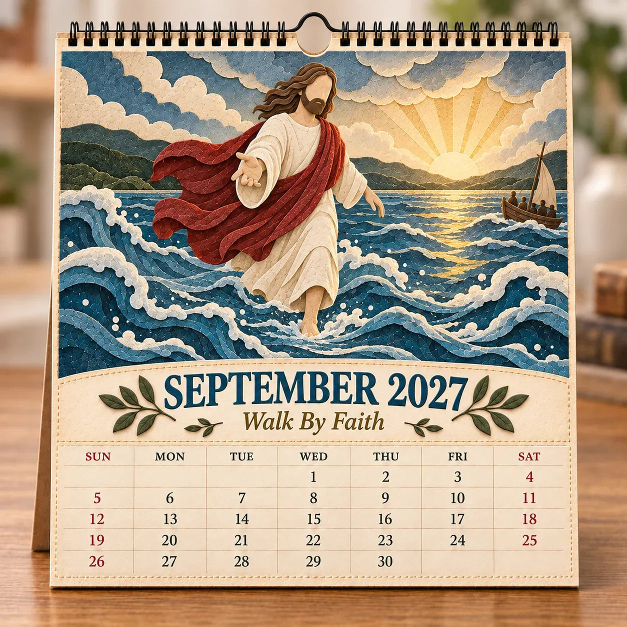 ✝️ 2027 Walking With Jesus Wall Calendar