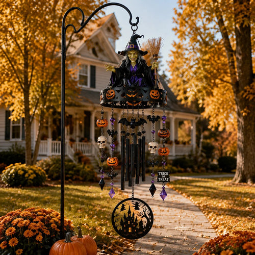 ✨2026 New High-Quality Fully Handmade Custom Witch-Themed Outdoor Wind Chime