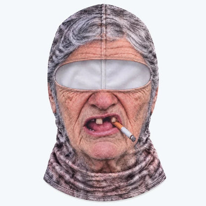 🤣Funny Realistic Face Ski Mask – Hilarious Winter Party Gear for Outdoor Groups