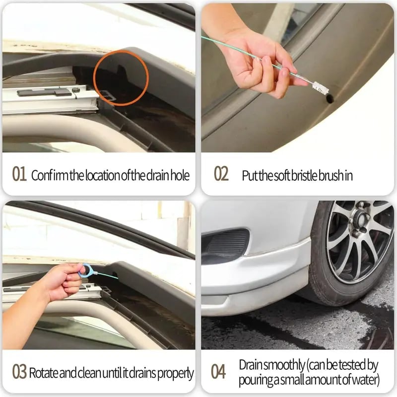 💥Hot Sale-Car Sunroof Drain Clog Remover - 197inch(5m)