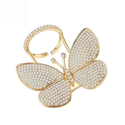 🦋💎The Butterfly Ring That Flutters When You Move