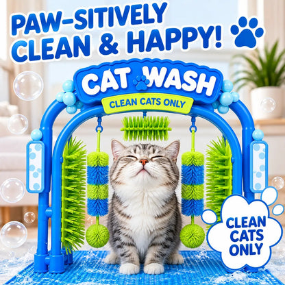 🐱The Ultimate Cat Self-Grooming & Play Station 🐾