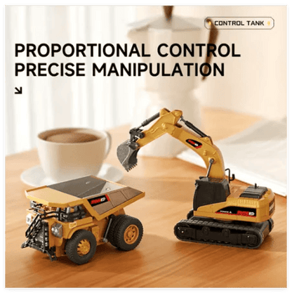 🚜 1:64 Premium Alloy Mini RC Construction Set