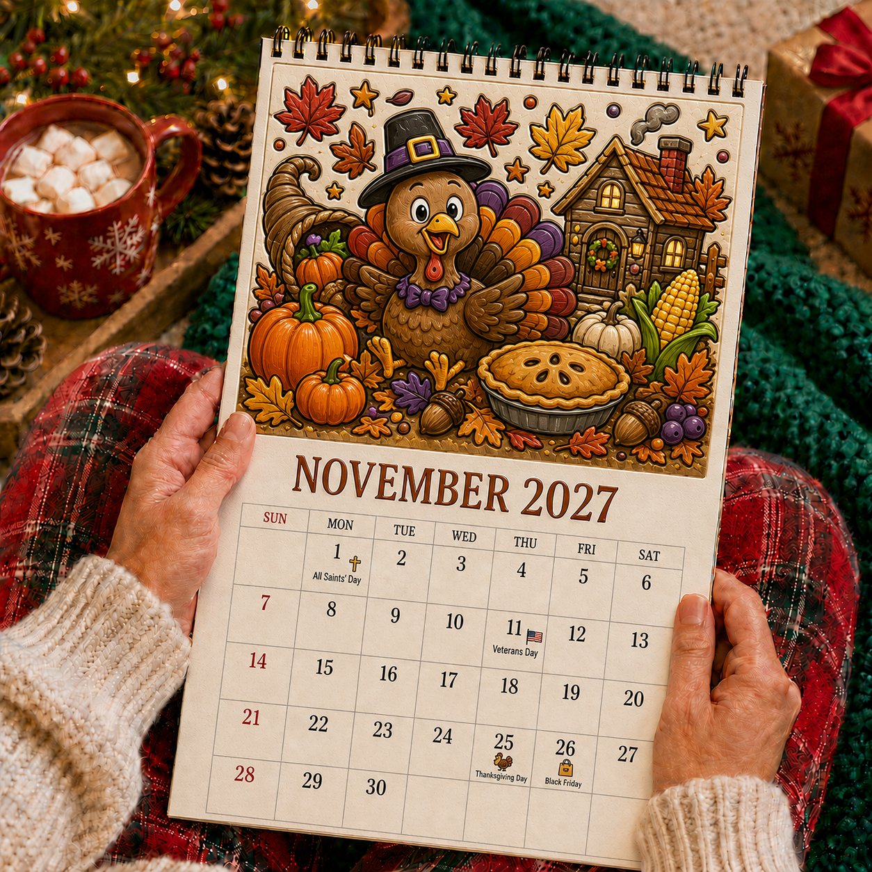 🎨Color Your Year 2027: Creative Coloring Calendar📅