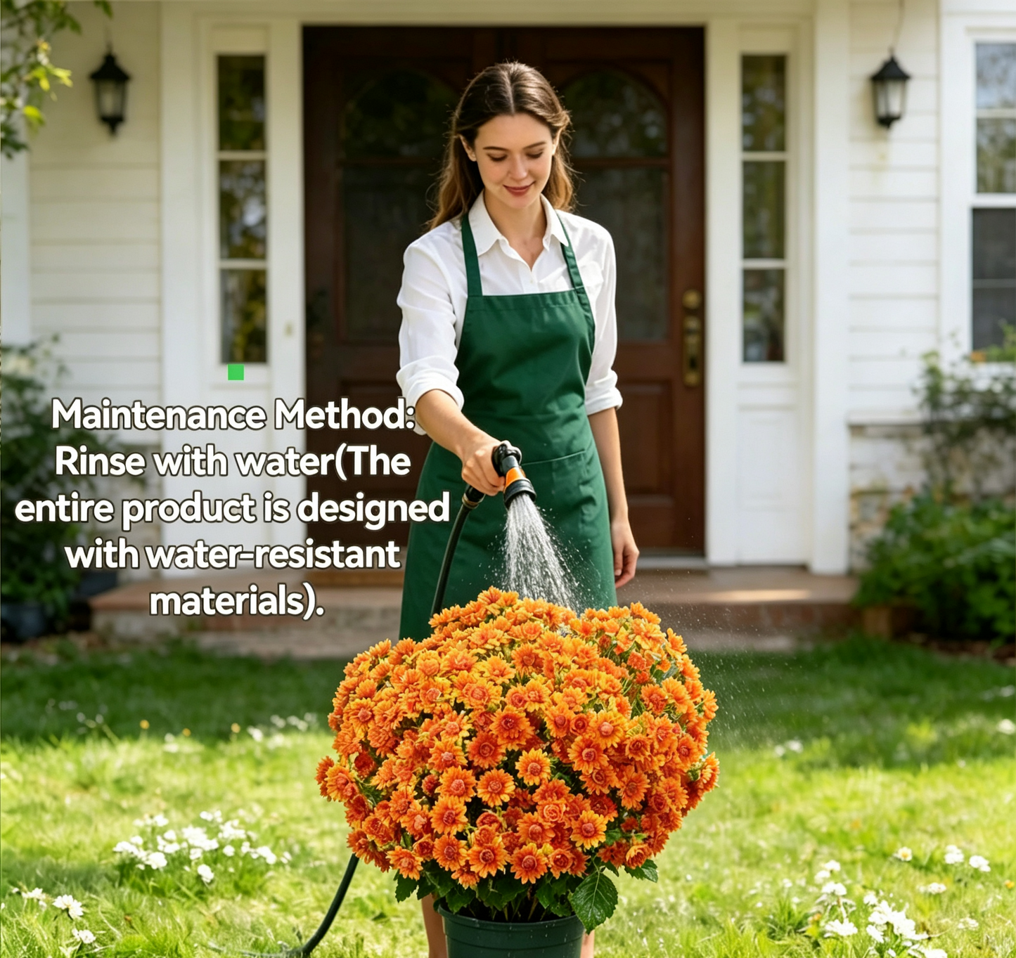 💥Last Day 70% OFF—🌼Welcome autumn- Artificial Outdoor Sunset Mums Flowers - UV resistant, Waterproof, Windproof