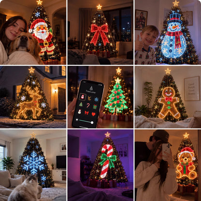 Smart Animated Christmas Tree Lights – App-Controlled LED Effects