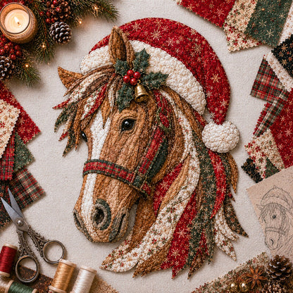 🔥LAST DAY 55% OFF - 🎄🎅Christmas Patchwork Fabric DIY Decor Kit