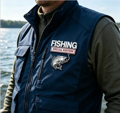🎣 Fishing Special Edition Premium 3D Metal Vehicle Emblem Badge