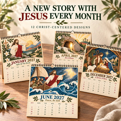 ✝️ 2027 Walking With Jesus Wall Calendar