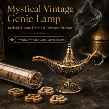 🔥HOT SALE🔥Vintage Aladdin Genie Lamp Incense Holder