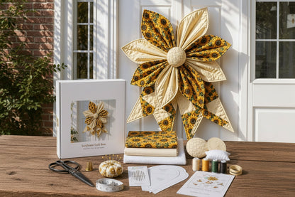 Large Patchwork Bow Sewing Kit
