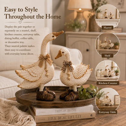 🎁Whimsical Farmhouse Flock Figurines — Charming Animal Pairs for Cozy Country Homes