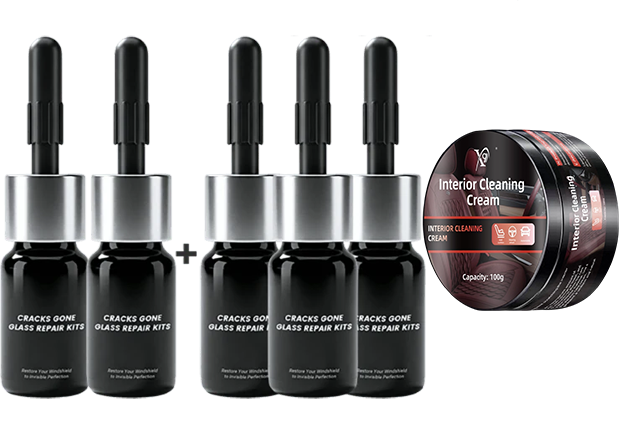 🔥LIMITED SALE - BUY 1 GET 1 FREE🔥Cracks Gone Glass Repair Kit