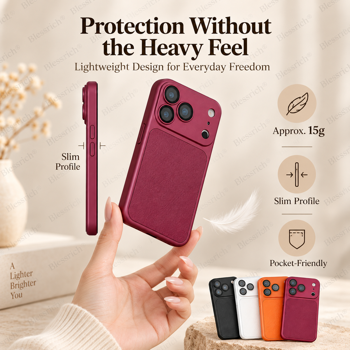 📢📢50% OFF !! ⏰ New iPhone 18-Inspired Colors! Luxe Soft Faux Leather Case 💎 | Premium Touch ✨ | Trending Now 🔥 | Limited Stock ⏰